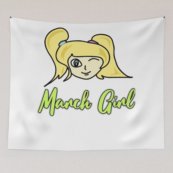 Item preview, Womens March Girl Wink Eye designed and sold by sasijaya.
