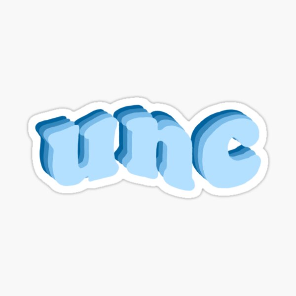 Unc Stickers for Sale, Free US Shipping