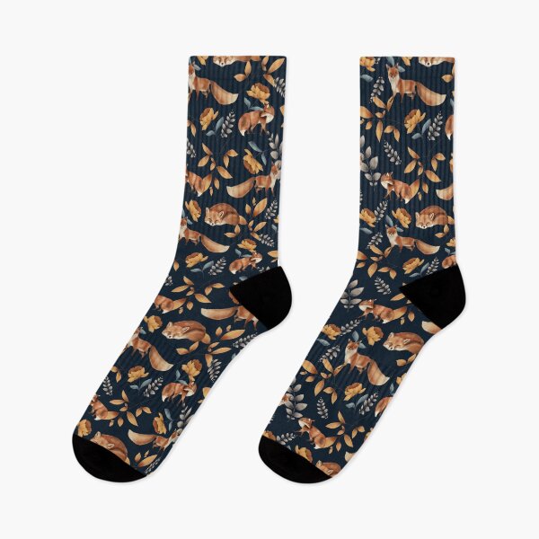 Item preview, Copy of Cute Foxy In The Woods - Cute Kawaii Fox  Floral Seamless Pattern For Fox Lovers designed and sold by RUCZENO.