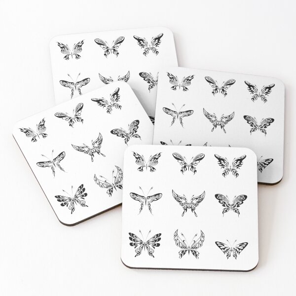 Item preview, Black Butterfly Sticker Pack designed and sold by kickwear-com.
