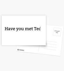 Hast du Ted getroffen? Postkarten