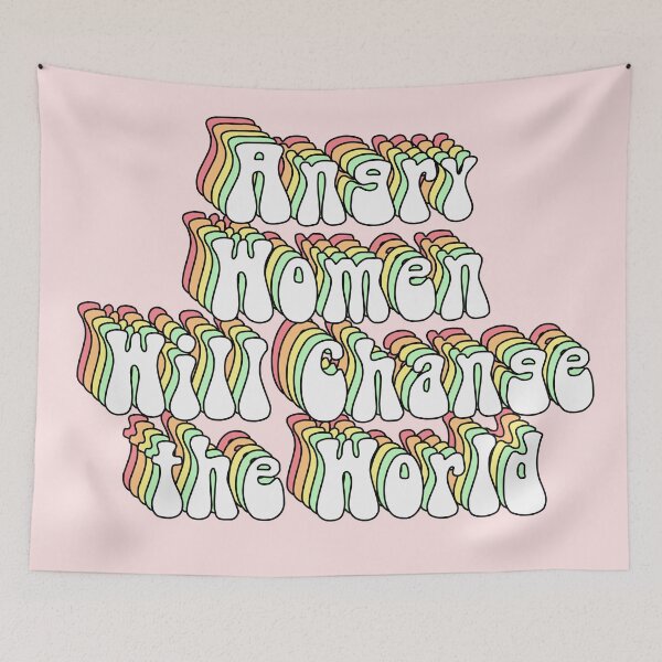 Item preview, angry women will change the world designed and sold by VintagePrada.