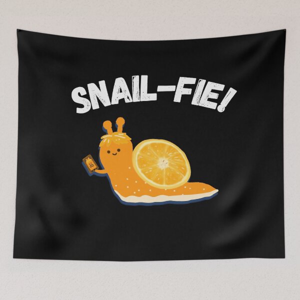 Item preview, Snail-Fie! Cute Snail Selfie designed and sold by aquatickawaii.