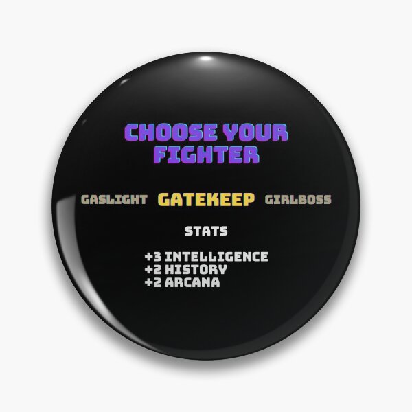 Item preview, Elige tu luchador: Gatekeep designed and sold by yourfavequotes.