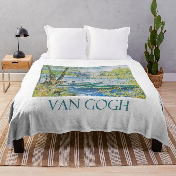 Item preview, Fishing in Spring, the Pont de Clichy by Vincent van Gogh designed and sold by JoeyTrautwein.