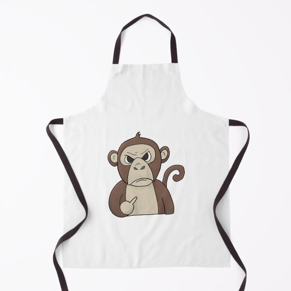Item preview, Grumpy Monkey Ape Holding Middle Finger designed and sold by Mesyo.