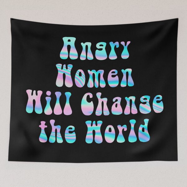 Item preview, angry women will change the world designed and sold by VintagePrada.