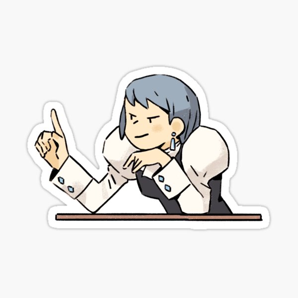 Ace Attorney Parody Sticker · Billenmaatjes · Online Store Powered