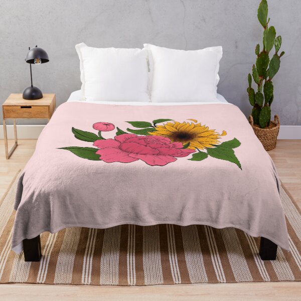 Item preview, Peony and Sunflower designed and sold by courtybee.