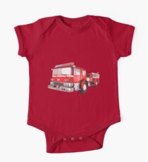 Fire Engine One Piece - Short Sleeve