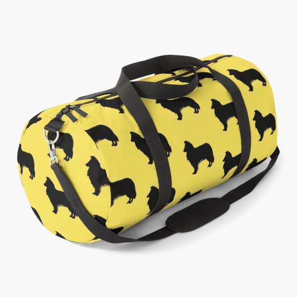 Border Collie monster doggie. Duffle Bag