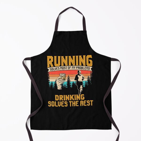 Item preview, Running Solves Most Of My Problems Drinking Solves The Rest Drinker Vintage Shirt designed and sold by Onlyc2025.