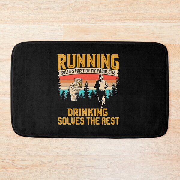 Item preview, Running Solves Most Of My Problems Drinking Solves The Rest Drinker Vintage Shirt designed and sold by Onlyc2025.