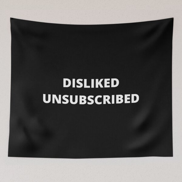 Item preview, DISLIKED UNSUBSCRIBED designed and sold by uniqueitems.