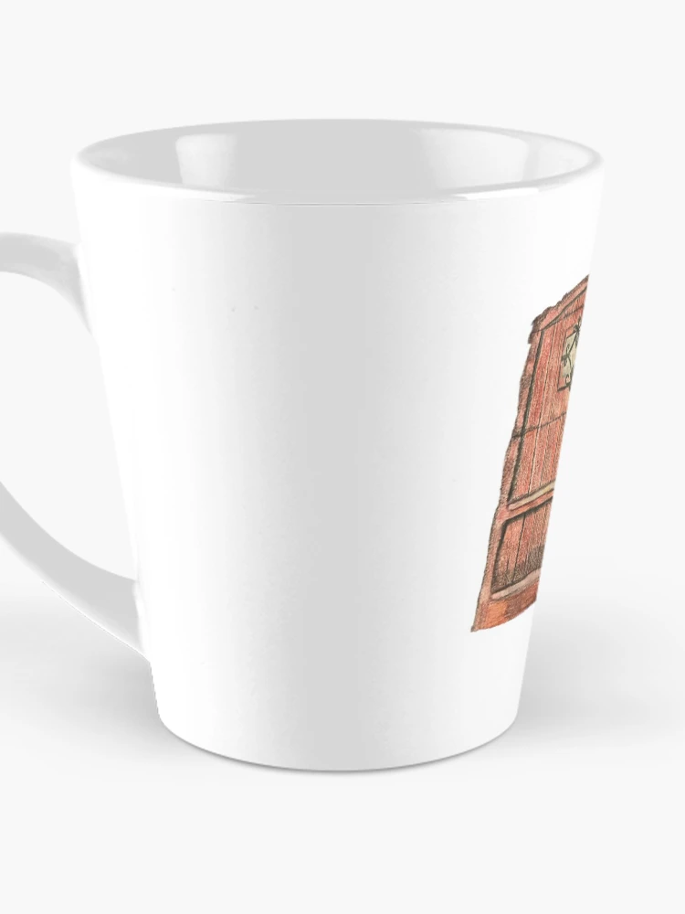 Thumbnail 3 of 4, Coffee Mug, Red Rustic Barn Doors designed and sold by Rpgpbp.