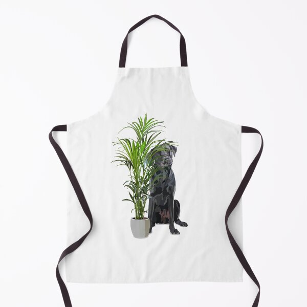 Item preview, Black Labrador and house plant designed and sold by Rosalind  Ingram.