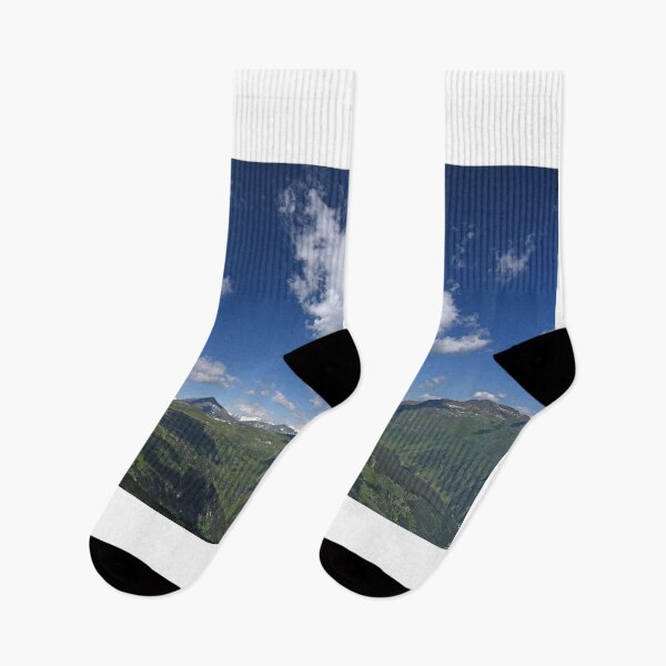 Item preview, Stubnerkogel mountains with shadows of clouds landscape in Austria  designed and sold by goceris.