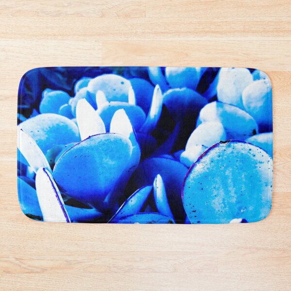 Item preview, Blue Clam Leaf shape Melbourne Garden art image designed and sold by MelbourneGarden.