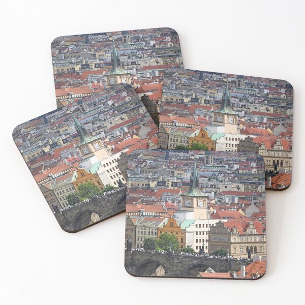Item preview, Charles bridge and old town Prague cityscape designed and sold by goceris.