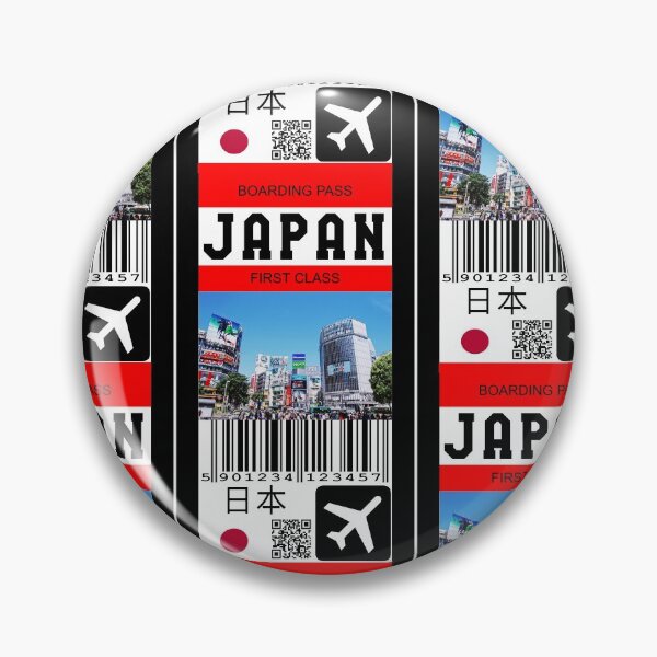 Item preview, Japan first class boarding pass designed and sold by Travellerz.
