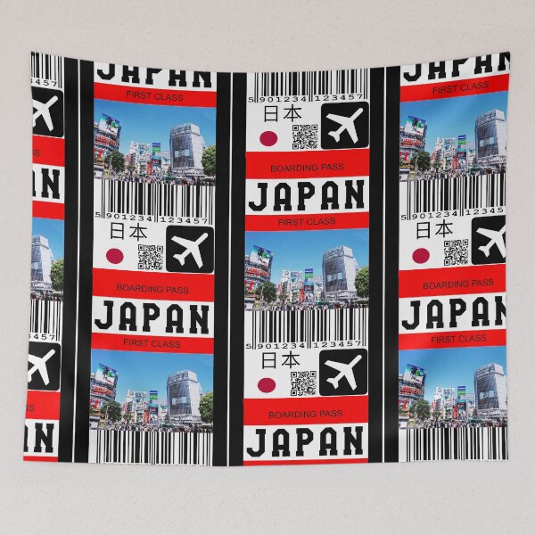 Item preview, Japan first class boarding pass designed and sold by Travellerz.