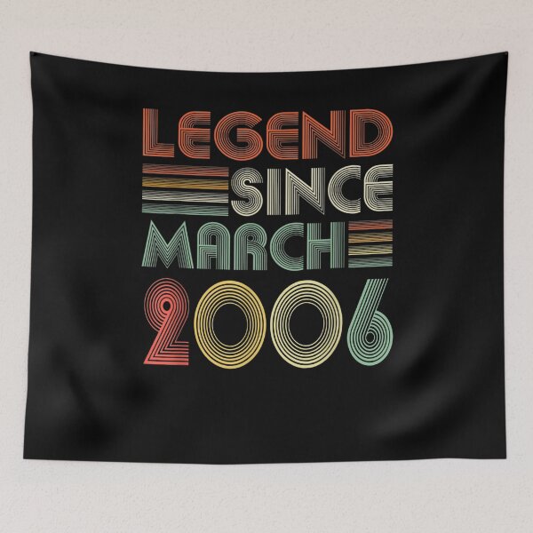 Item preview, Legend Since March 2006 Gifts 15th Birthday 15 Years Old  designed and sold by fishingcat19.