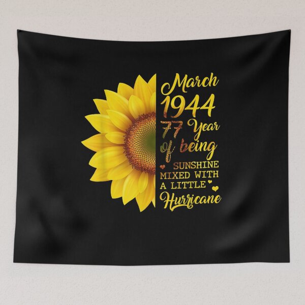 Item preview, Sunflower March 1944 77 Years Of Being Sunshine  designed and sold by fishingcat19.