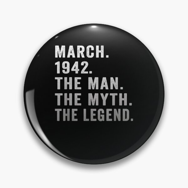 Item preview, 79 Years Old Birthday Gifts The Man Myth Legend March 1942  designed and sold by fishingcat19.