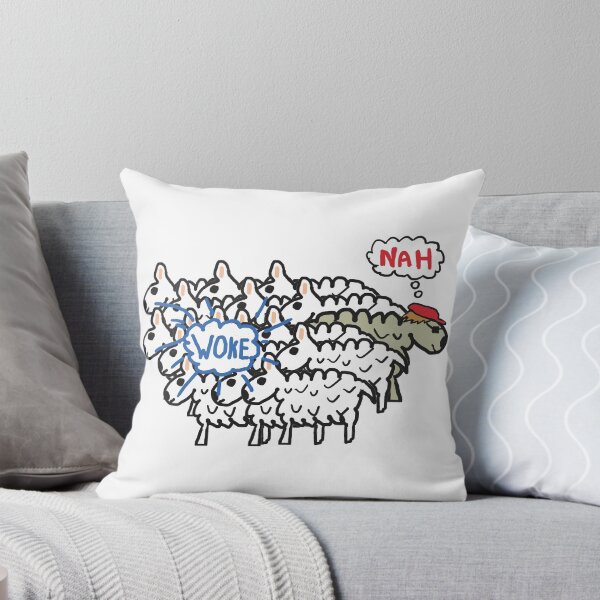 Item preview, Funny Anti Woke Sheep designed and sold by Mark-Ewbie.