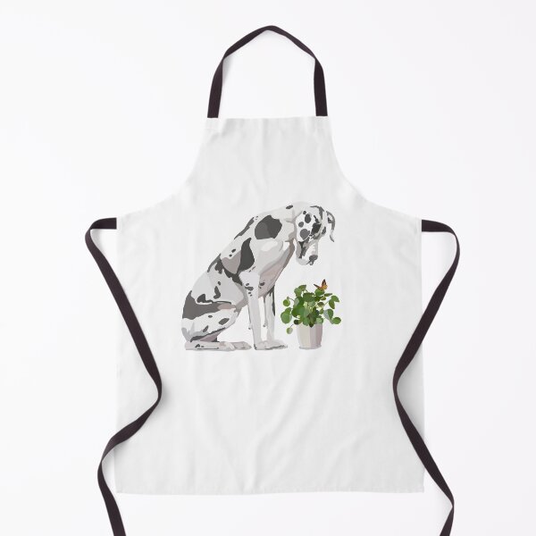 Item preview, Great Dane with house plant and butterfly designed and sold by Rosalind Ingram.