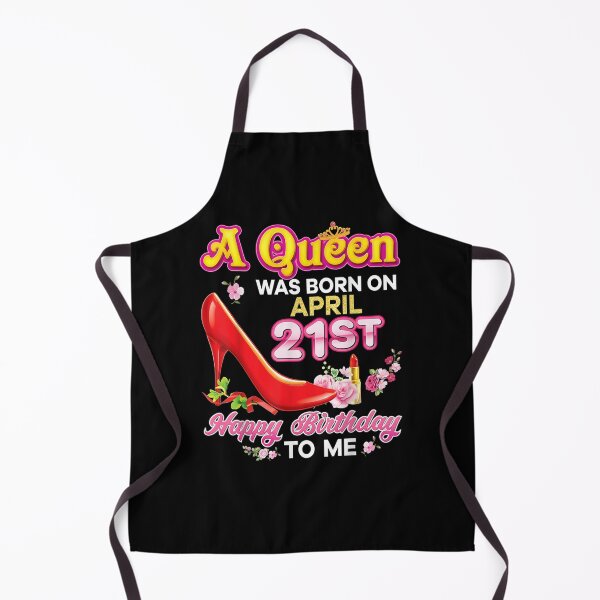 Item preview, A Queen Was Born On April 21 21st Happy Birthday To Me Pink designed and sold by fishingcat19.