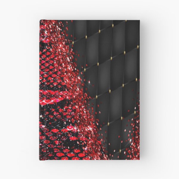 Item preview, Snakeskin Red and Black Abstract Pattern designed and sold by WOW TeesAndThings.
