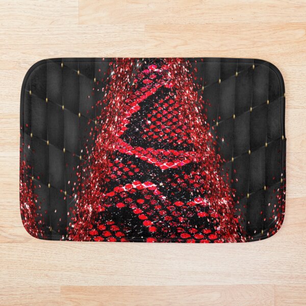 Item preview, Snakeskin Red and Black Abstract Pattern designed and sold by WOW TeesAndThings.