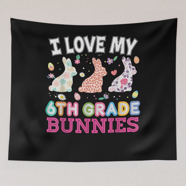 Item preview, I Love My 6th Grade Bunnies Sixth Easter Peeps Teacher Egg  designed and sold by fishingcat19.