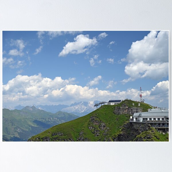 Aperçu de l'œuvre Viewpoint montagnes Stubnerkogel à Bad Gastein Autriche créée et vendue par goceris.