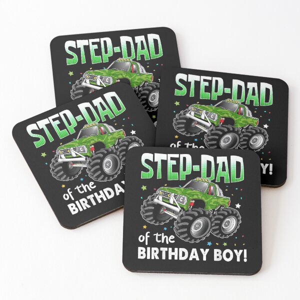 Item preview, Step Dad Of The Birthday Boy Monster Truck Birthday  designed and sold by fishingcat19.