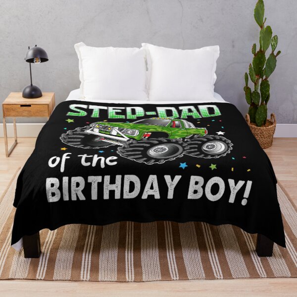 Item preview, Step Dad Of The Birthday Boy Monster Truck Birthday designed and sold by fishingcat19.