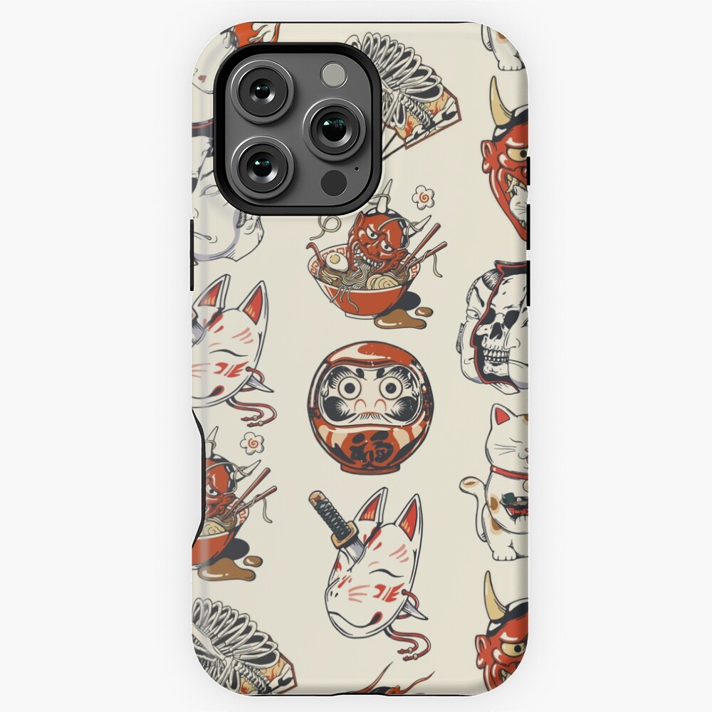 Japanese Daruma Stickers iPhone Case Magsafe対応 Amazon.com: Daruma Doll Shinjuku Japanese Kanji Character