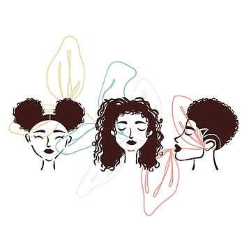 Artwork thumbnail, Three Ladies by RielIndonesia
