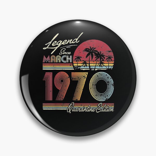 Item preview, Legend Since March 1970 51 Years 51st Quarantine Birthday  designed and sold by fishingcat19.