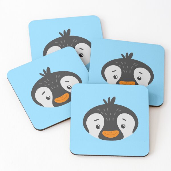 Item preview, Happy happy Penguin face designed and sold by jazzydevil.