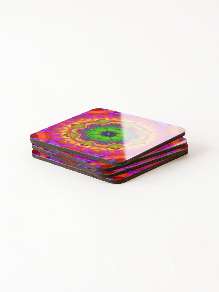 Thumbnail 4 of 5, Coasters (Set of 4), Smoke Design designed and sold by Ralad2021.