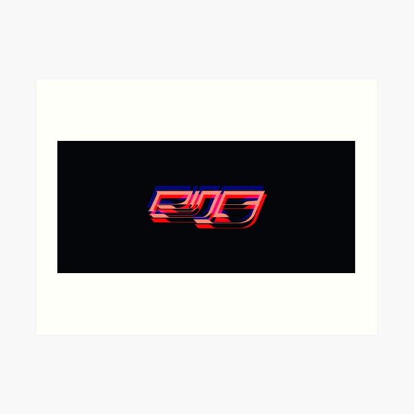 Lamina Artistica Logotipo De Rina Sawayama Glitch De Pleasebuystuff Redbubble