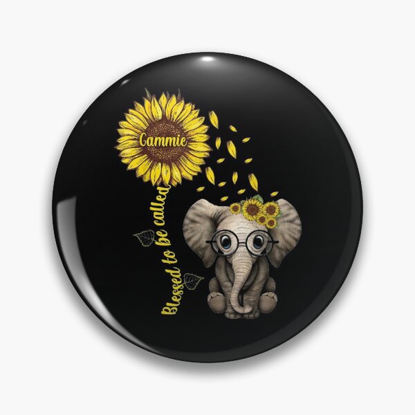 Item preview, Womens Blessed To Be Called Gammie Sunflower Elephant Hippie  designed and sold by fishingcat19.