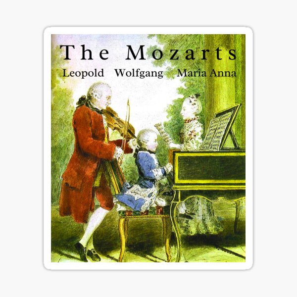 Item preview, The Mozarts: Wolfgang Amadeus Mozart ~ Leopold Mozart ~ Maria Anna Mozart designed and sold by artsphere.