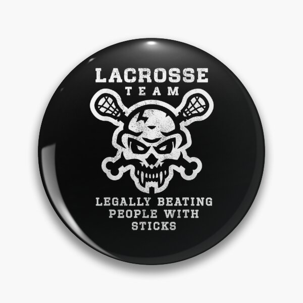 Item preview, Lacrosse Team Skull Legally Beating People With A Stick  designed and sold by fishingcat19.