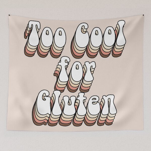 Item preview, Too Cool For Gluten For Vegan Gluten  designed and sold by VintagePrada.