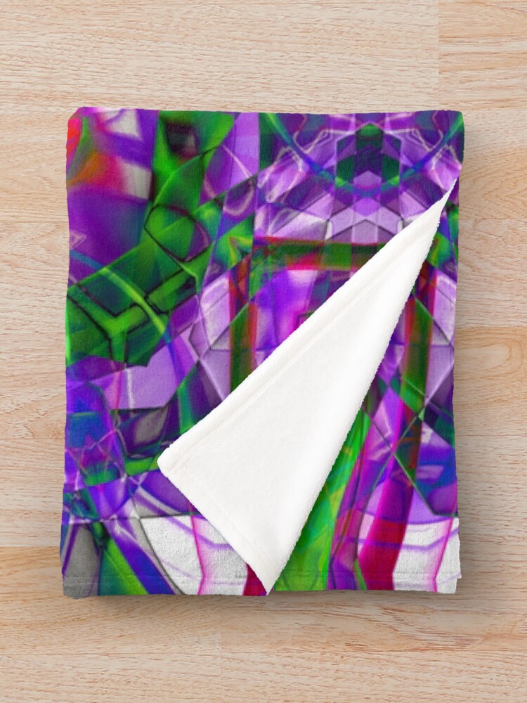 Thumbnail 3 of 6, Throw Blanket, Smoke Design designed and sold by Ralad2021.