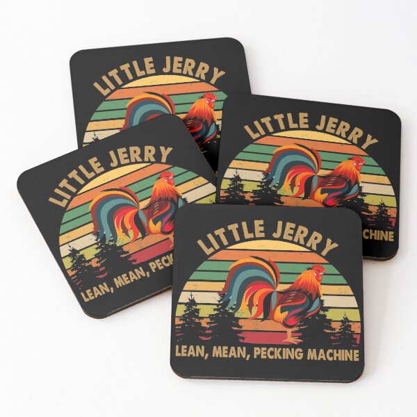 Item preview, Little Jerry Lean Mean Pecking Machine Retro designed and sold by ContreiDesign.