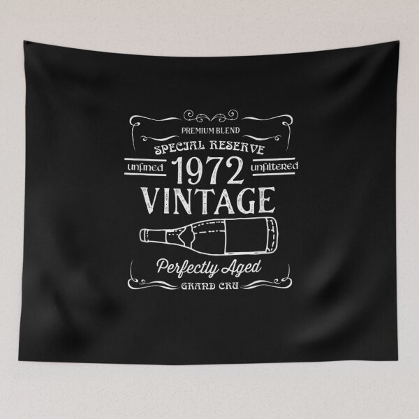 Item preview, 1972 Vintage Wine Label Birth Year Perfectly Aged  designed and sold by fishingcat19.